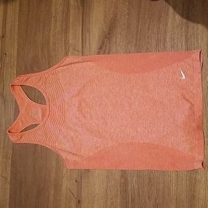 M Nike Dry fit orange tank top
